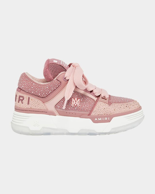 MA-1 Crystal Suede Skater Sneakers